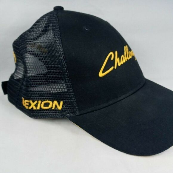 Trucker Cap Hat Industrial Challenger BLK/Yellow - Picture 4 of 12